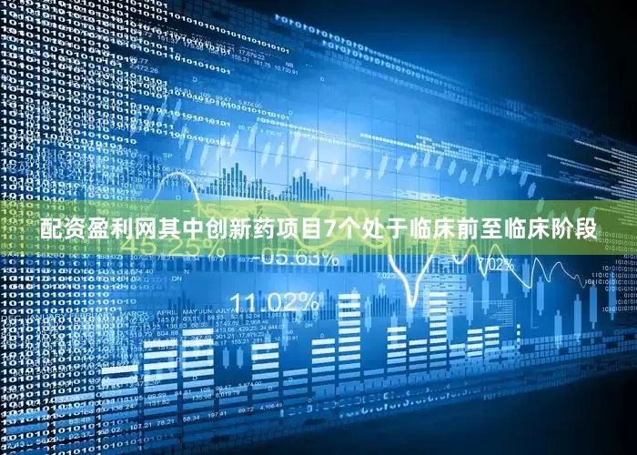 配资盈利网其中创新药项目7个处于临床前至临床阶段